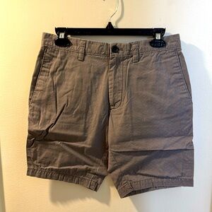 Gray print shorts, size 29